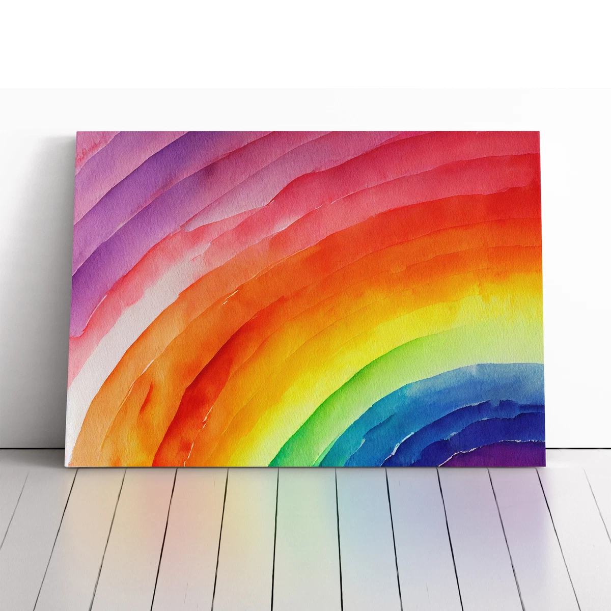 Watercolour Rainbow Art Vol.3 Abstract Canvas Print Wall Art Framed Poster  | eBay