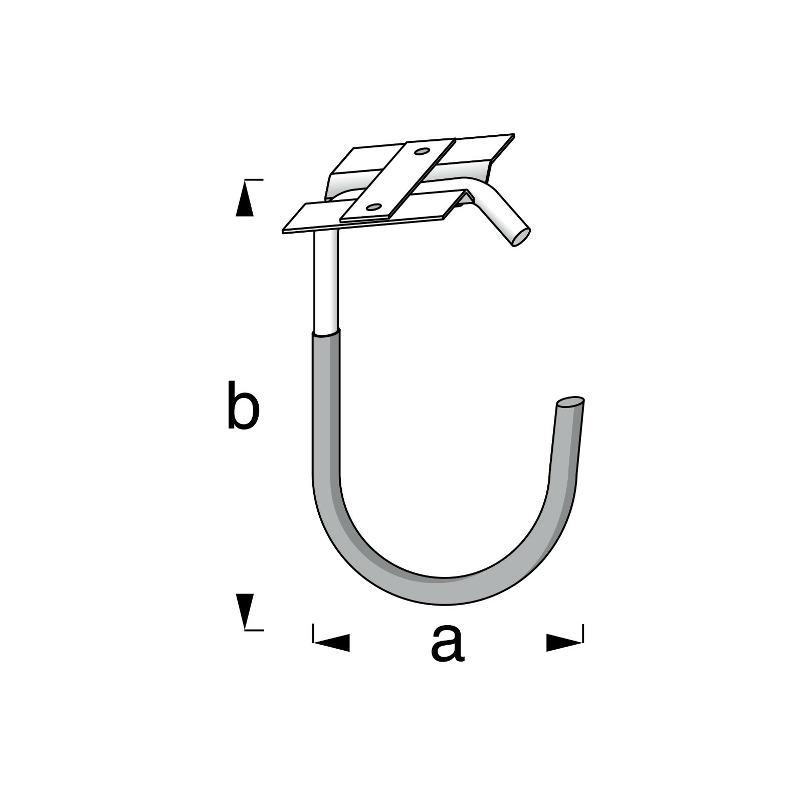 OrgaTech Fahrradhaken 125 X 90 Mm Mit Deckenmontage Online Bestellen