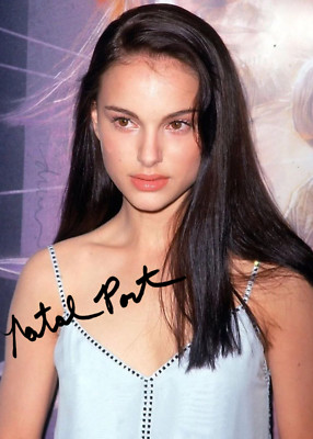 NATALIE PORTMAN signed SCHAUSPIELERIN gedruckt AUTOGRAMM SIGNED PHOTO 7x5 HOCHWERTIG