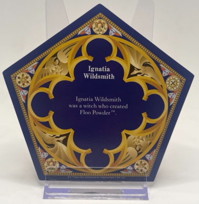 Universal Studios Harry Potter Ignatia Wildsmith Chocolate Frog