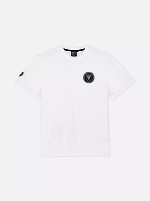 PRIMARK X INTER MIAMI WHITE LOGO GRAPHIC PRINT T SHIRT