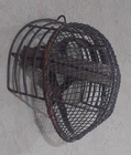 old antique iron fencing mask mascara esgrima Kendo