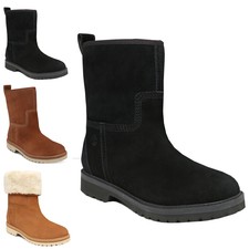timberland womens chamonix valley waterproof lined suede winter boots forged iron