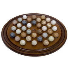 Wood Finish Authentic Handmade Solitaire Game...