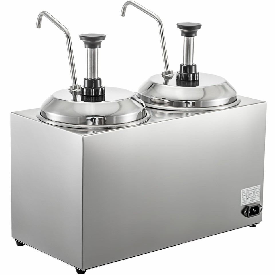 Hot Melted Butter Dispenser Pump Nacho Cheese Warmer Popcorn Condiment