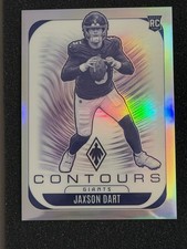2025 Panini Phoenix Football Silver Jaxson Dart Contours Rookie Card