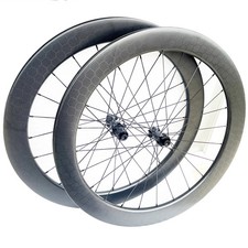 Road Bicycle 60 28mm Carbon Wheels 700C Clincher Tubeless Wheelset UD Matt
