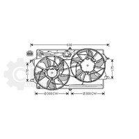 LüFter MotorküHlung FüR Ford Focus Stufenheck 1.8 Tdci Bj.02-04