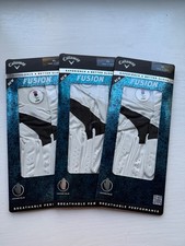 3 NEW CALLAWAY FUSION GOLF GLOVES - MEN'S X-LARGE WORN ON YOUR LH 
