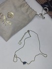 Kendra Scott Gold Chain Necklace with Blue Pendant — photo 3