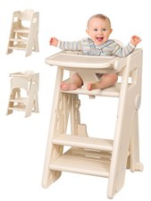 High Chairs for Babies and Toddlers, 3 in 1 Foldable Highchair with Adjustabl...