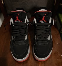 Jordan 4s Retro OG Bred 2019, Size 8, Very go...