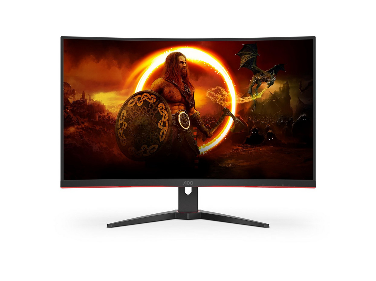 Joom Aoc Schwarz C32g2ze/Bk Led-Monitor 31,5 Zoll Full Hd 240 Hz Rot - Image 2