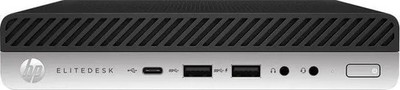 HP EliteDesk 800 65W G4 i5-8500 8 GB DDR4 256GB SSD Desktop Mini Black 4CB37UT