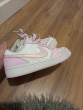 Nike Dunk Low BG Sneakers per Donna - White/Active Fuchsia, EU 38