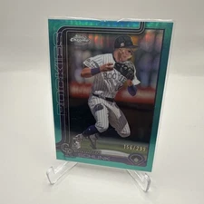 2025 Topps Chrome Aaron Schunk Teal Refractor Rookie Card # to /299 RC Rockies