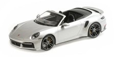 Minichamps 1/18 Porsche 911 992 Turbo S Cabriolet 2020 Silver