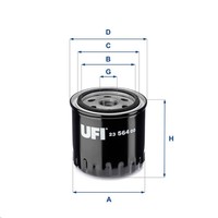 ÖLfilter UFI 23.564.00 Anschraubfilter FüR Infiniti Nissan Renault FX D40 Navara