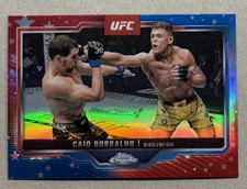 Caio Borralho Red & Blue Refractor 2025 Topps Chrome UFC #49