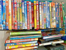 Bulk Lot thomas & friends,curious george, bob the builder, cat in the hat, dvds