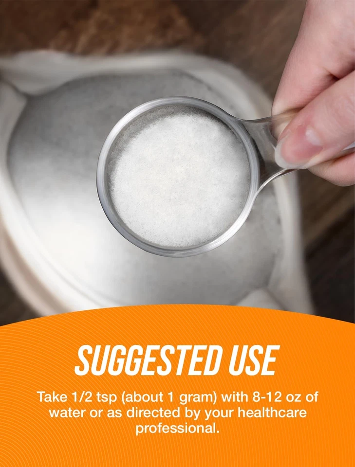 Sulfato de condroitina en polvo 1000 mg suplemento dietético sin sabor 8,8 onzas Foto 4 de 4