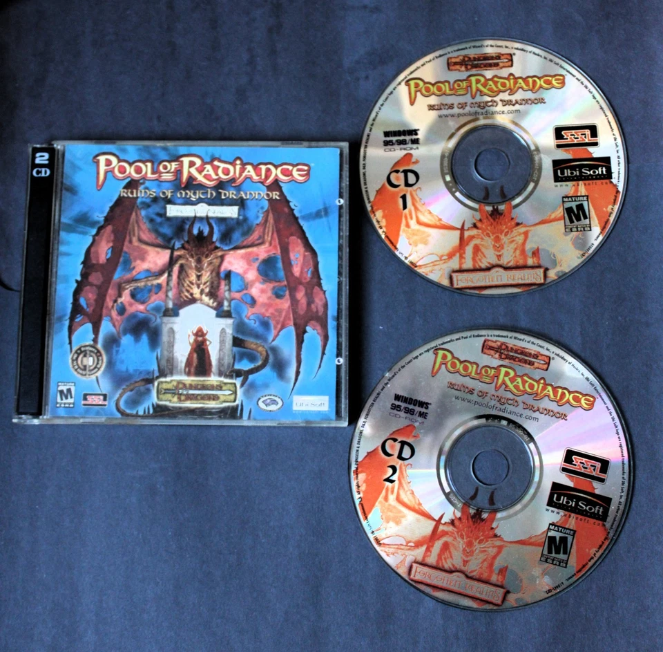 Pool of Radiance The Ruins of Myth Drannor  CD ROM PC Game Forgotten Realms - Image 3 of 3