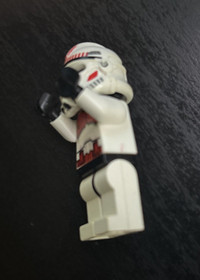 Shock Trooper Episode 3 7655 Red Clone Star Wars LEGO Minifigure Figure Only