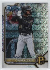 2022 Bowman Chrome Prospects Mega Box Mojo Refractor Liover Peguero #BCP-34 3x7