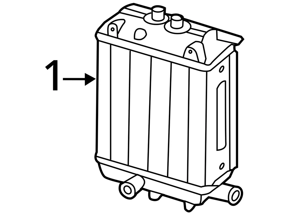 Radiador de refrigeración auxiliar AUDI RS7 4G01212B 2014 Foto 4 de 4