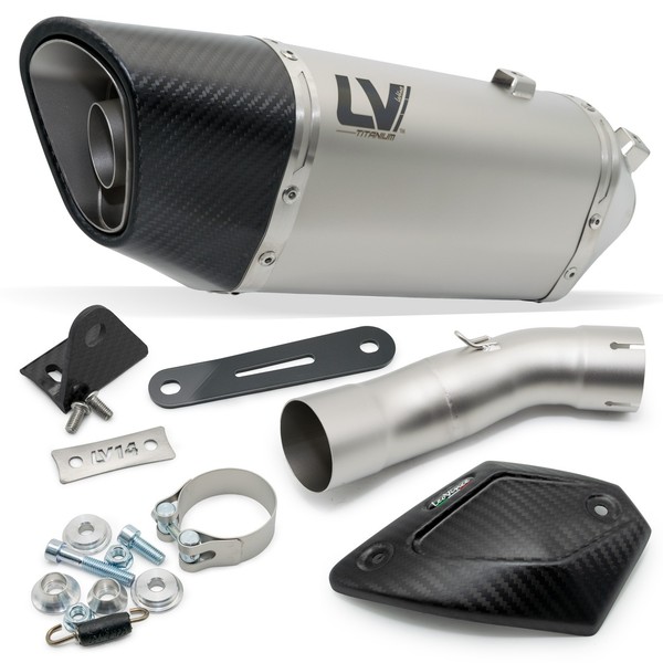 EndschalldäMpfer LeoVince LV-14 R Mit Zulassung FüR Kawasaki Z 900 / A2 2017-26-image