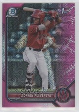 2022 Bowman Chrome Prospects Mega Box Pink Mojo Refractor Adrian Placencia 0z2o
