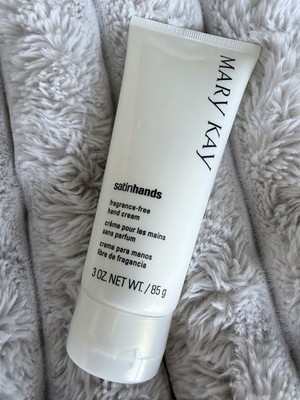 Mary Kay Satin Hands Fragrance Free Hand Cream 3 oz Open Unused