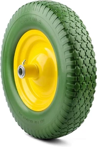 Pneu de brouette à plat sans air solide – Pneu de remplacement universel – Industrie