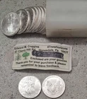 ROLL:  2003 WALKING LIBERTY 1 OZ .999 SLILVER ROUND BU MINT UNCIRCULATED CH. GEM