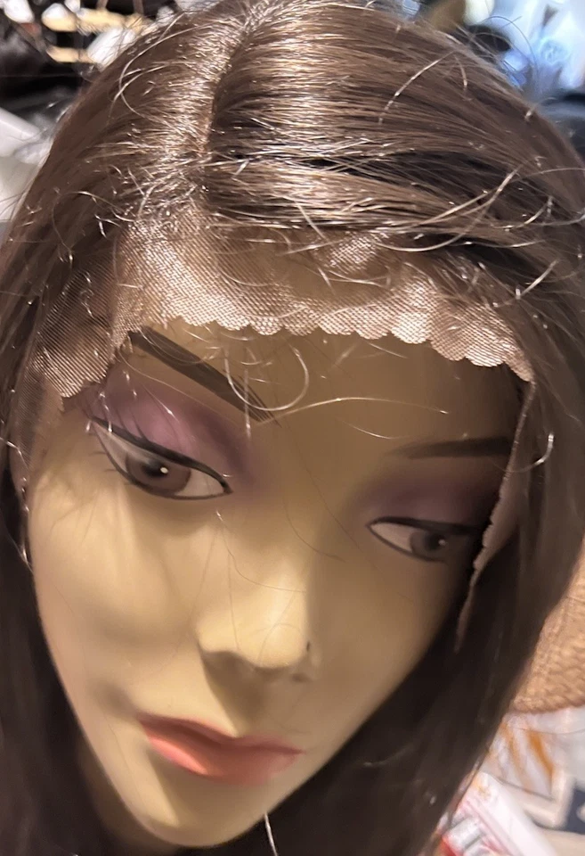 Vanessa - Peluca delantera de encaje SP 4/30 muy suave. Largo - Pre Estilo Top Side OBO - NUEVO Foto 3 de 4