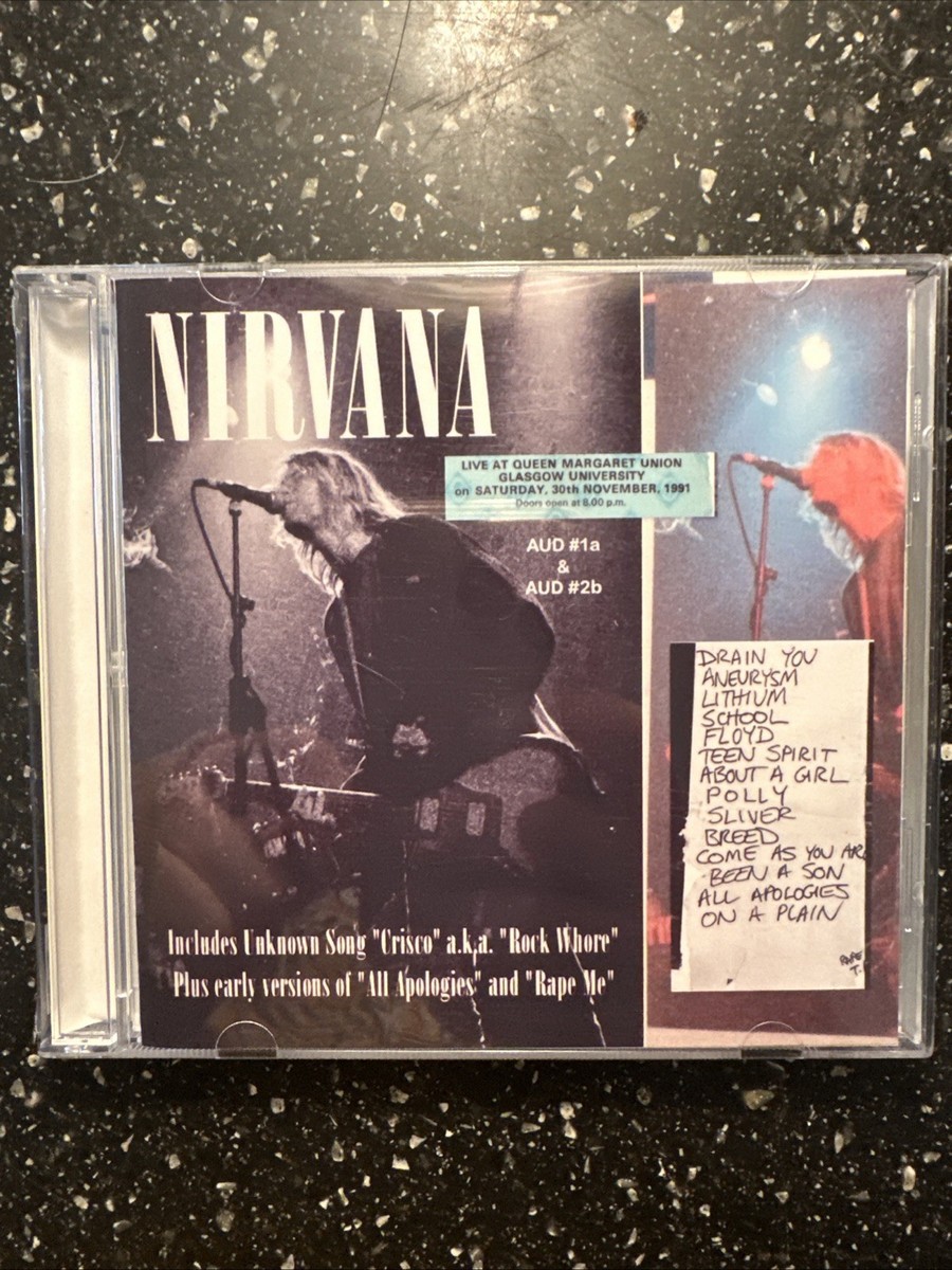 Rare Nirvana CD Nirvana Live at Queen Margaret Union 11/30/91 | eBay