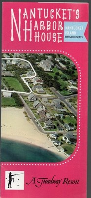 1965 Nantucket Harbor House Treadway Inn Brochure w/ Rates | Mid-Century Travel