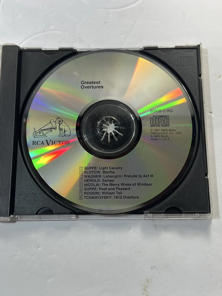 RCA Victor Overtures CD Classical Music HIRSCHELED 5 Foto 4 de 4