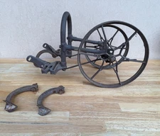 Vintage Iron Age  Double Wheel Cultivator 11" Wheels