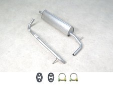 Auspuff Set Neu für Seat Mii Skoda Citigo VW Up 1.0 Mitteltopf Endrohr Anbaut.