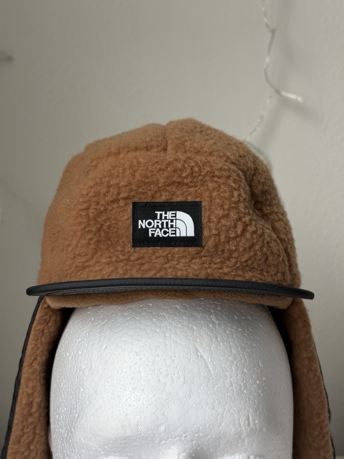 NEW The North Face Shasta Trapper Hat Cap Brown Winter Boys Small