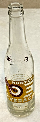 1948 Hunter s Bev.-Hits  The Spot-Williamston, MI-10oz-Clear Glass Soda Bottle
