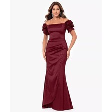 Xscape Formal Evening Gown Sz 10P Wedding Cocktail Party Dress Mother of Bride