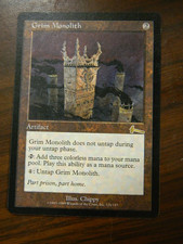 Grim Monolith [Foil] #126 Prices | Magic Urzas Legacy | Magic Cards
