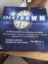 Countdown Board Game By Rocket Games 2014 Electronic Timer Complete And Working