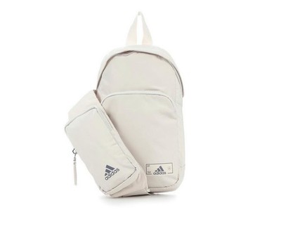 NWOT New Adidas Essentials 2 Sling Cream Beige Crossbody Unisex 