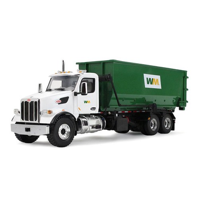 #ad First Gear 1 34 Peterbilt 567 WM Garbage Truck 40yrd Roll Off Container 10 4395D $139.95