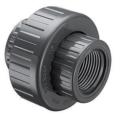 Sch 80 PVC Union (Old Style) 3/4 in. FIPT w/ EPDM O-Rings