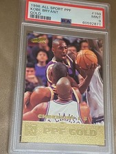 1996 All Sport PPF Kobe Bryant Gold #150 PSA 9 Mint