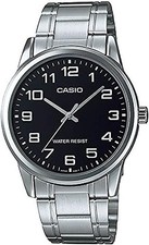 Casio MTP-V001D-1B Mens Analog Standard Steel Black Parallel Import 